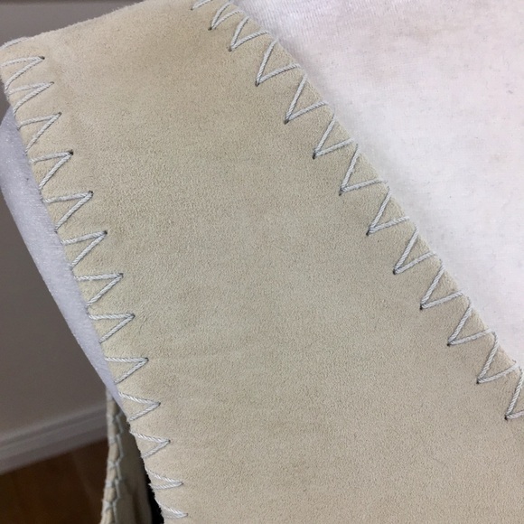 Sundance Luxe Shift Midi Dress Soft Suede Leather - Picture 6 of 14